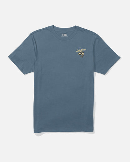 STRIPED SS TEE - Slate | Salty Crew