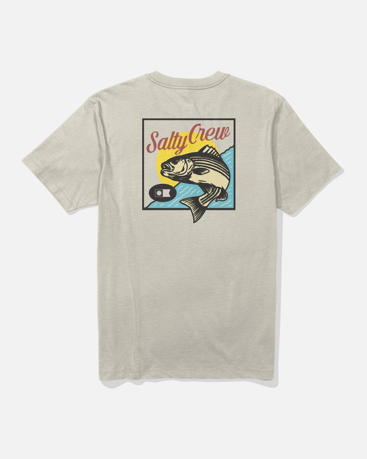STRIPED SS TEE - Bone | Salty Crew