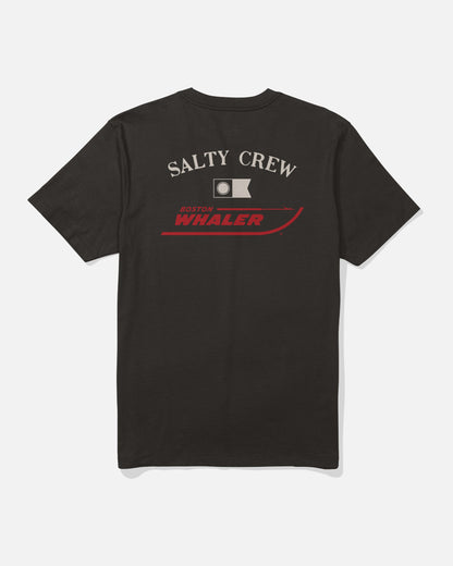 WHALER ICON SS TEE - Black | Salty Crew