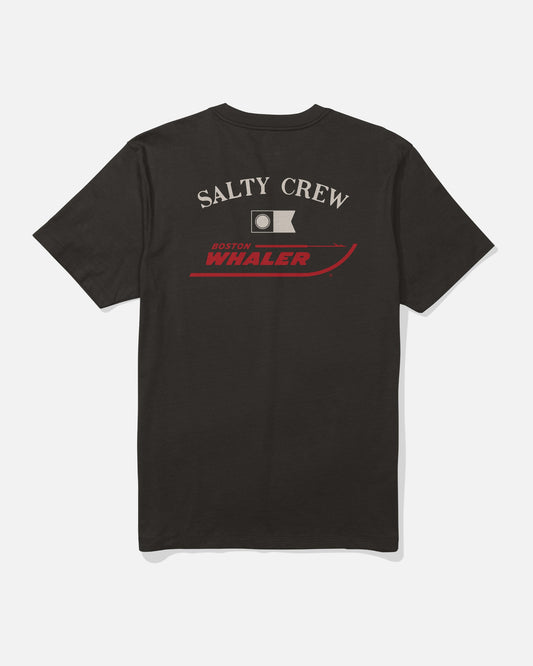 WHALER ICON SS TEE - Black | Salty Crew