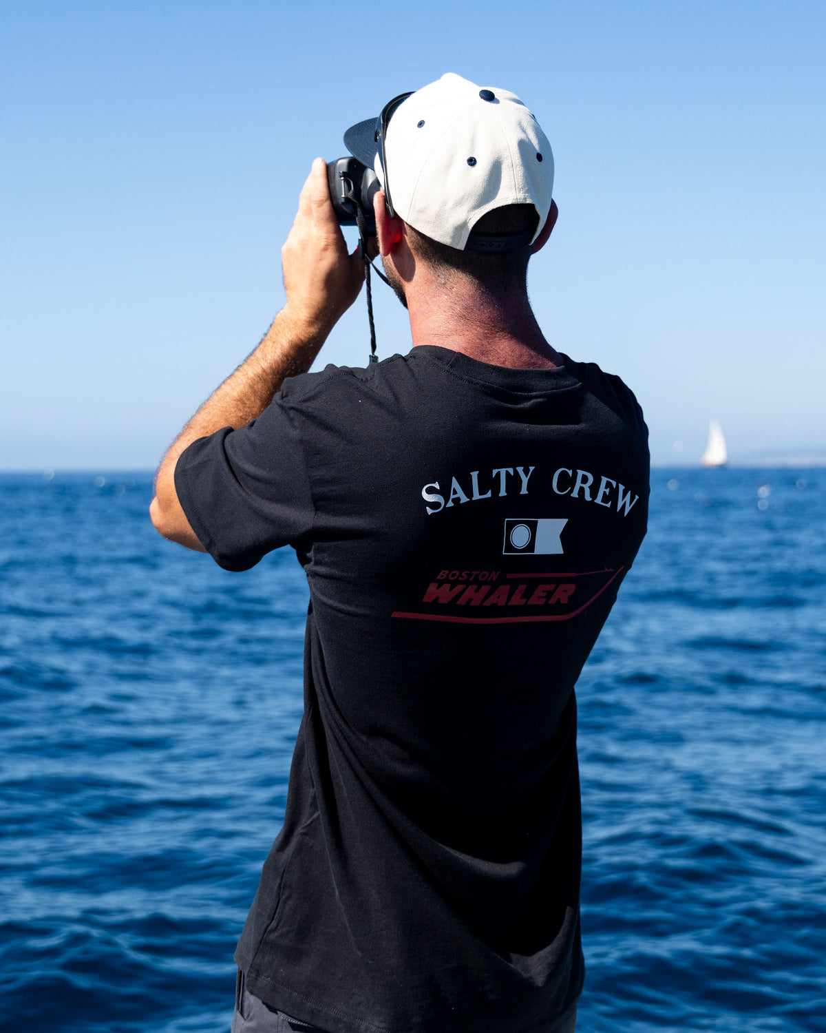 WHALER ICON SS TEE - Black | Salty Crew