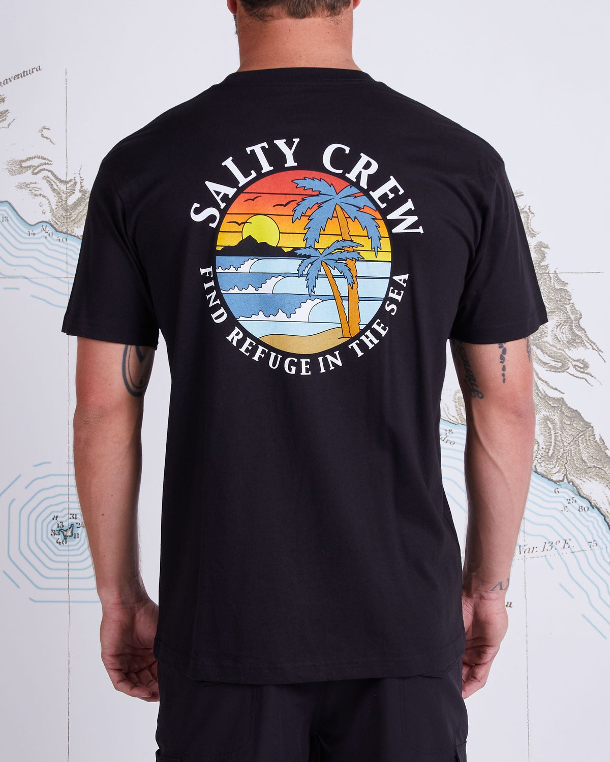 Paradise Premium Tee - Black | Salty Crew